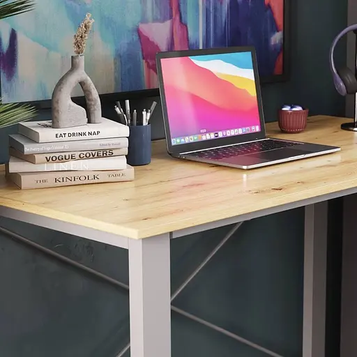 Письменный стол Ferrum-decor Драйв 750x1000x600 Серый металл ДСП Дуб Артизан 16 мм (FRD-103099) - фото 4