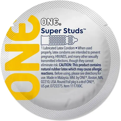 Презервативи латексні One Super Studs