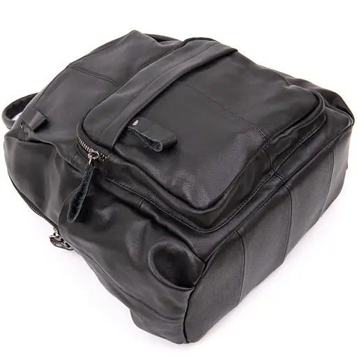 Городской рюкзак в гладкой коже Vintage 27х31,5х14,5 см sum0013917 - фото 4