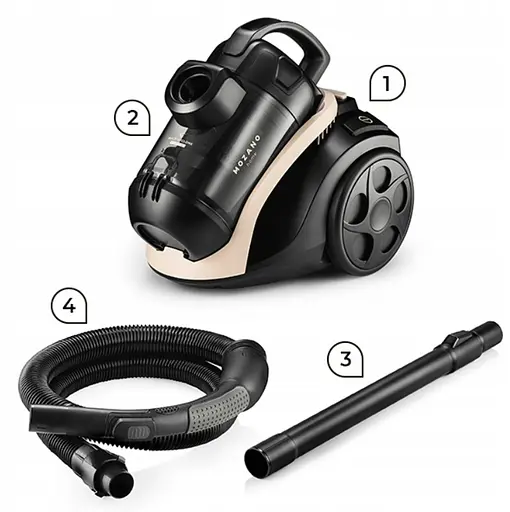 Пылесос без мешка Mozano Smart Cyclonic 4000 AGD/ODK/B/01#BEZ - фото 5