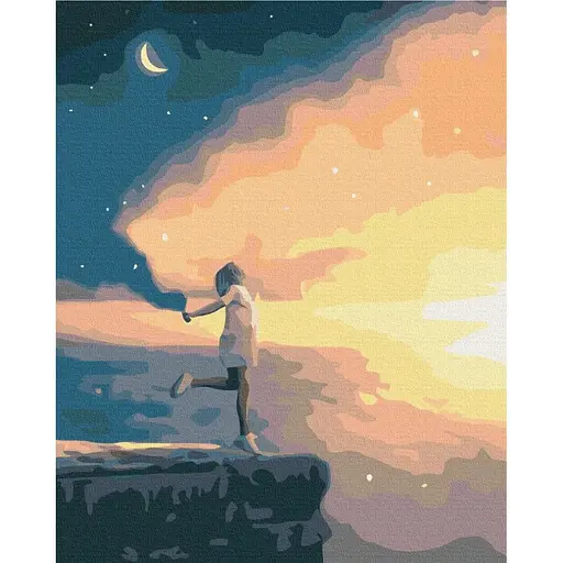 Картина по номерам на підрамнику Brushme Космічний політ - фото 1