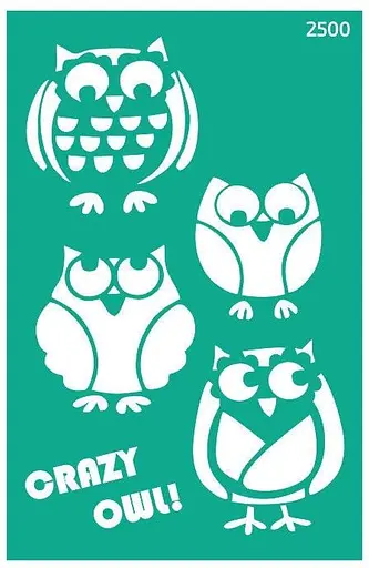 Трафарет багаторазовий самоклеючий №2500 13×20см Тварини Rosa Talent