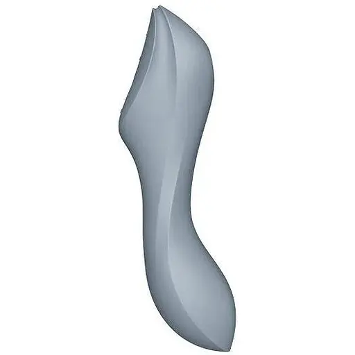 Вакуумний стимулятор із вібрацією Satisfyer Curvy Trinity 3 Сірий - фото 3