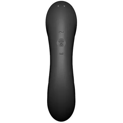 Вакуумний стимулятор із вібрацією Satisfyer Curvy Trinity 4 Black 3 в 1 - фото 4