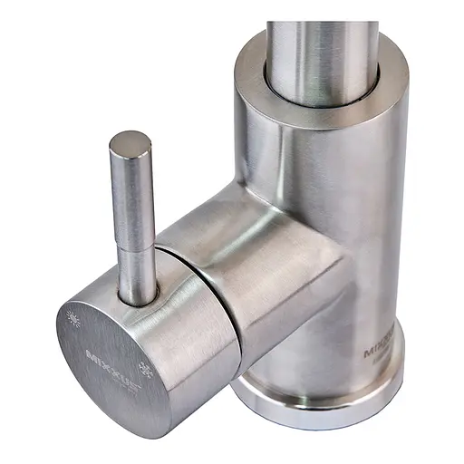 Змішувач для кухні з висувним виливом Mixxus LUX-014 Hidden MI6231 Нержавіюча сталь - фото 2