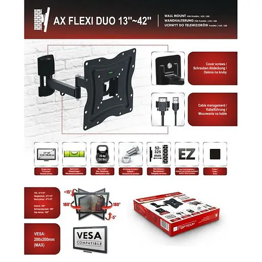 Підставка під ТВ AX Technology FLEXI DUO 13"-42" - фото 5