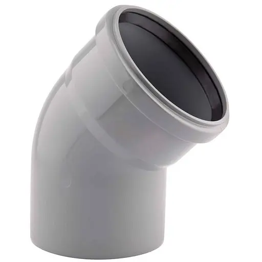 Колено PPR канализационное TA Sewage 50, 45° TASEBPP4550 - фото 1