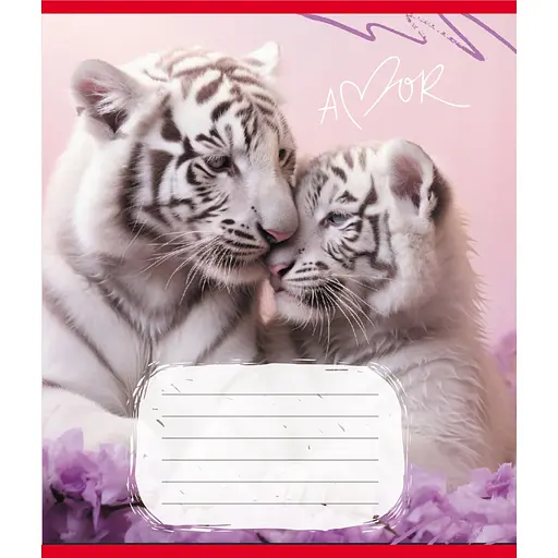 Зошит учнівський "Тварини" Leader 012-500394K-1 в клітинку, 12 аркушів (959050) - фото 1