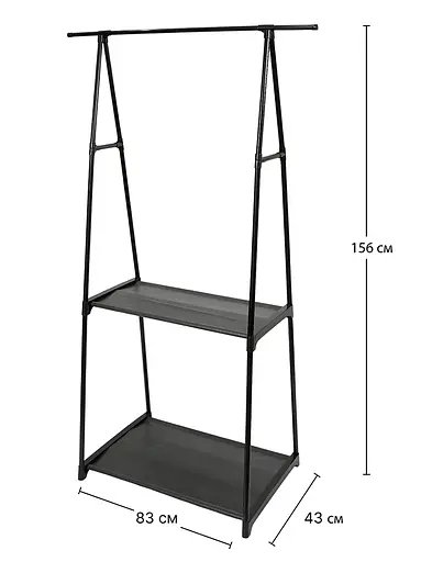 Вешалка для одежды с полками на колесах FABRIKA ROLL - фото 3