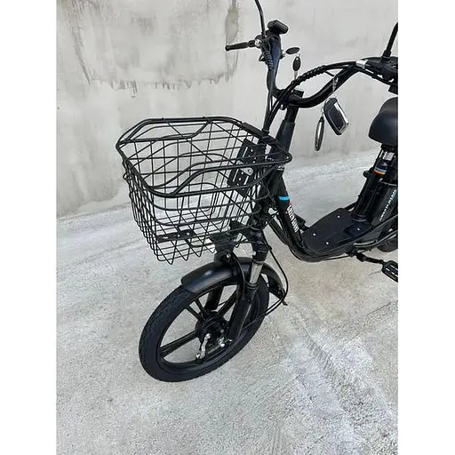 Электровелосипед Green Giant U18" 600W 60V 26Ah + грузовой усиленный багажник черный - фото 9