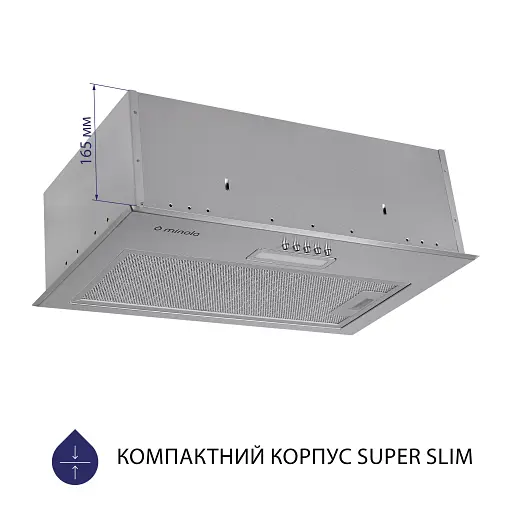 Витяжка повновбудована Minola HBI 5614 I 1000 LED - фото 2