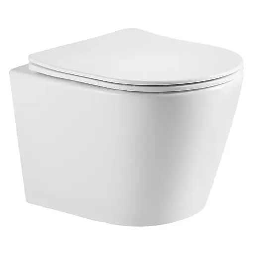 Унитаз подвесной Mixxus Bevel-0302-R 520x360x365 мм, Rimless MI6709, Белый - фото 1