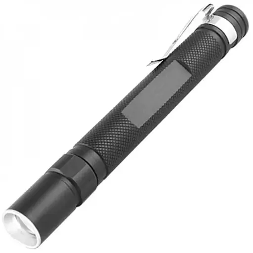 Фонарь ручной PLD 706-XPE с красным светом 2хААА 1 режим zoom Черный - фото 2