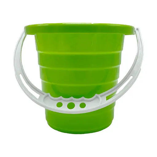 Дитяче відро для пісочниці "Середнє" Bambi S0009(Green) зелений 14 см - фото 1