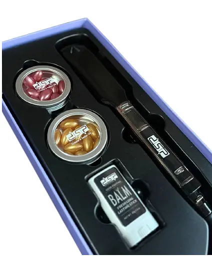 Випрямляч для волосся Dsp 10224 з капсулами та бальзамом для термозахисту Чорний - фото 2