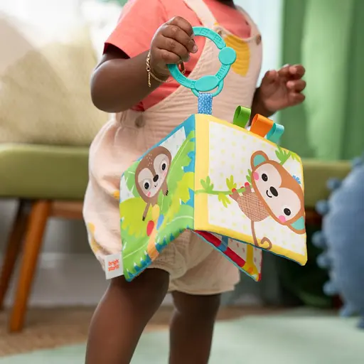 Книжка-іграшка м'яка Bright Starts Safari Buddies розвивальна (17469) - фото 4