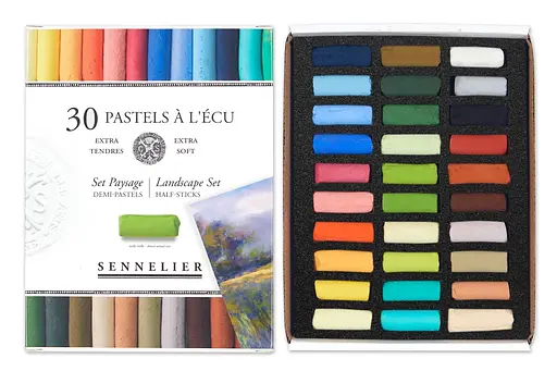 Набор сухой пастели Sennelier Landscape (Пейзаж), 30 1/2 цвета, картон.
