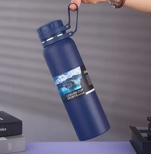 Термос Condor olDBro Stainless Steel Insulation Outdoor синий 800 мл - фото 3