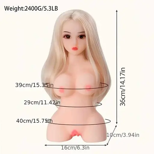 Силиконовая секс-кукла Софи шатенка - фото 2
