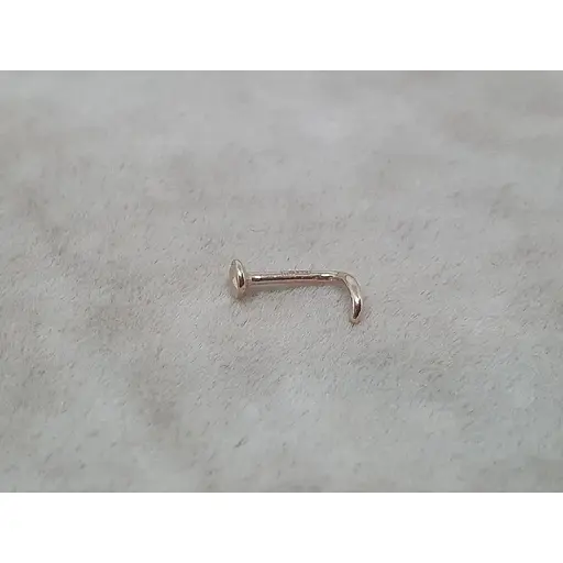 Золота сережка-пірсинг Favoritum в ніс. 310118_А - фото 4