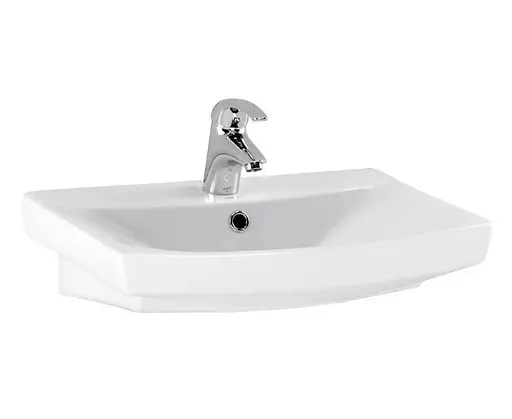 Умывальник мебельный Cersanit Carina 55 см с отверстием Белый K31-005 30412 - фото 1