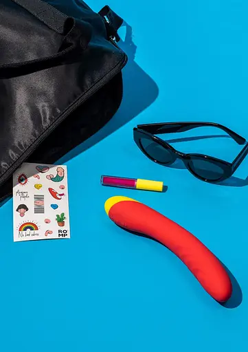 Вібратор Romp Hype 21 см червоний - фото 8