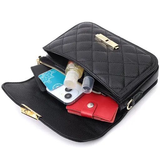 Кожаная женская сумка Vintage 21х14.5х8.5 см sum0026618 - фото 10