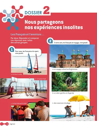 Cosmopolite Niveau 2: Livre de l'еlеve + DVD-ROM - фото 9