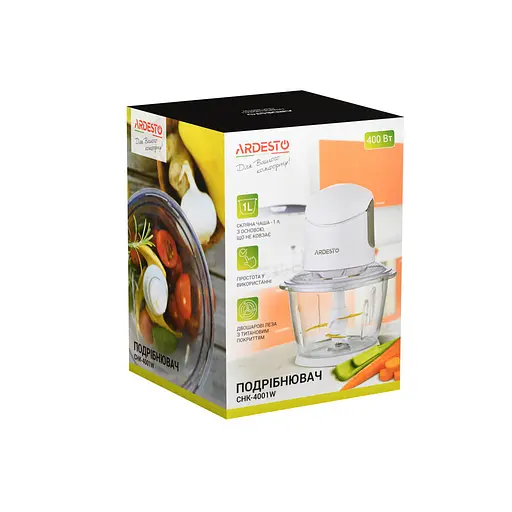 Подрібнювач Ardesto CHK-4001W - фото 5