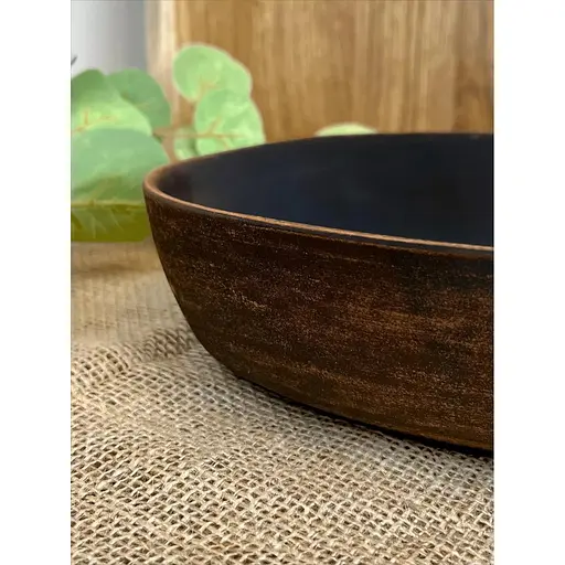 Блюдо під холодець керамічне (глиняне) Гладке - фото 4