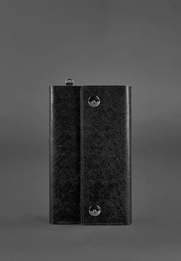 Кожаный клатч-органайзер (Тревел-Кейс) 5.0 черный Blackwood - фото 2