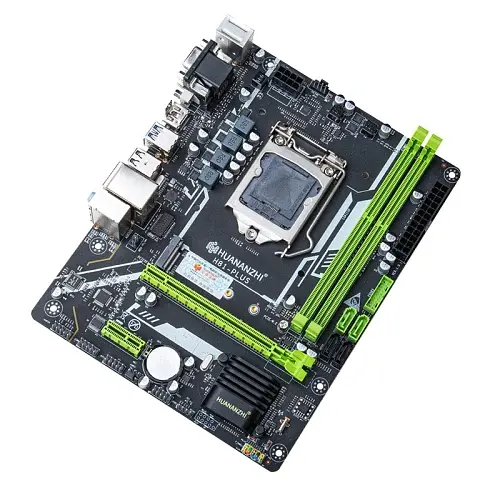 Материнська плата LGA1150, Huananzhi H81 PLUS, H81, 2xDDR3, Int.Video (CPU), 2xSATA3 / 2xSATA2, 1xPCI-E 3.0 x16, 1xPCI-E 2.0 x1, Audio 5.1, GLan, 4xUSB 3.0 / 6xUSB 2.0, VGA/DVI-D/HDMI, Micro ATX - фото 2