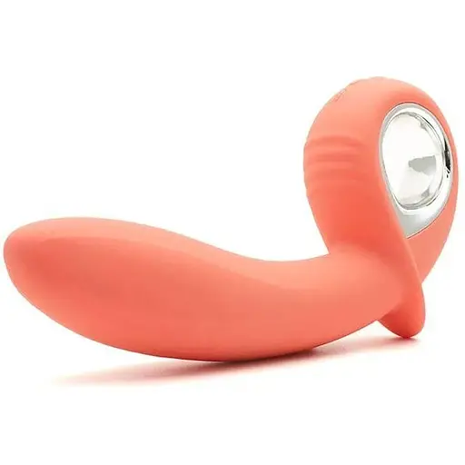 Анальный вибратор KisToy Klein Orange с надувающимся кончиком unisex диаметр 35-50 мм - фото 3