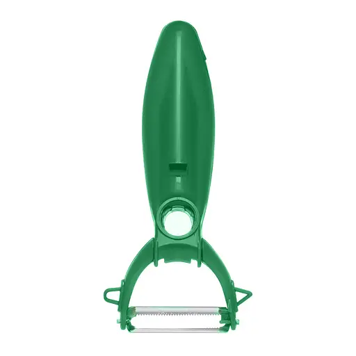 Ніж економка овочечистка для тонкого чищення овочів та фруктів «Принцеса кухні», Kitchette Зелений 84832 - фото 2