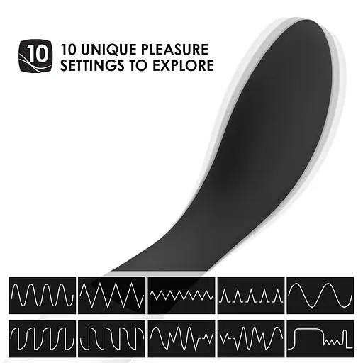Вібратор Lelo Mona Wave 19.5 см чорний - фото 8
