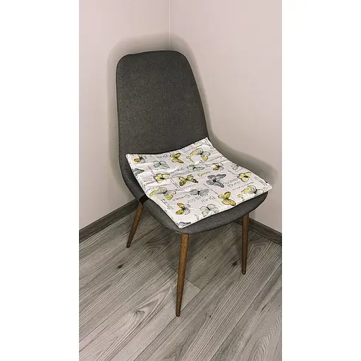 Водоотталкивающая подушка на стул Принт бабочки - фото 3