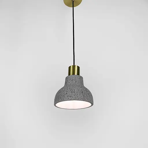 Подвес Terrazzo Toco с серым бетонным плафоном в стиле Ар-деко | Line F | Арт. MJ167/1 GR - фото 2