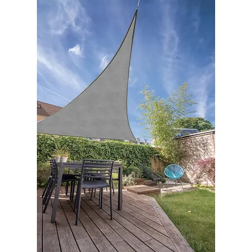 Тент-парус Jumi Garden солнцезащитный 3,6 х 3,6 х 3,6 м серый - фото 3