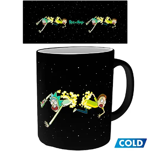 Чашка хамелеон Rick and Morty Portal (Рік і Морті) 320 мл - фото 3