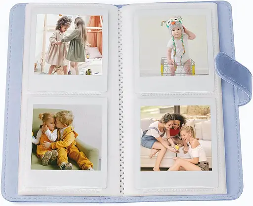 Набор камера Fujifilm Instax Square SQ1, Фотобумага 20шт, Чехол, Фотоальбом 80 фото Голубой - фото 7