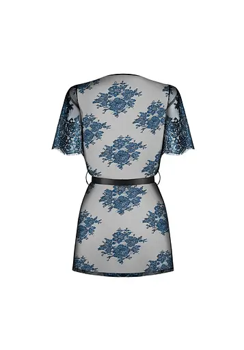 Пеньюар Obsessive Yassmyne S/M синій - фото 6