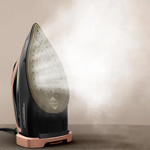 Tefal Праска Ultimate Power Pro, 3200Вт, 350мл, паровий удар -300гр, постійна пара - 85гр, керам. підошва, чорно-золотий - фото 5