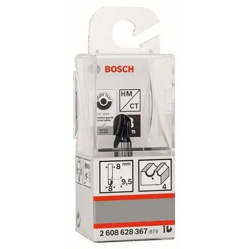 Фреза галтельная Bosch Professional Std S8 R4 D8 L9.2 (2.608.628.367) - фото 3