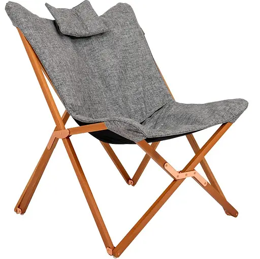 Кресло раскладное Bo-Camp Bloomsbury L Grey (1200370) (DAS302726) - фото 1