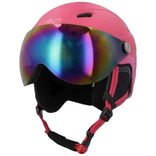 Шолом CMP Kids Ski Helmet with Visor WJ-2 S Strawberry Red (1097-30B4674-B833 S)