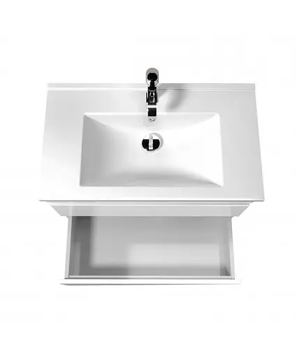 Тумба Мойдодир MoonShine 80 з умивальником Su-80 на ніжках Білий - фото 4