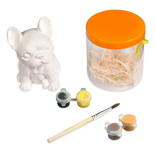 Дитячий набір для творчості розфарбовування гіпсової фігурки "Песик" Strateg 30944 - фото 1