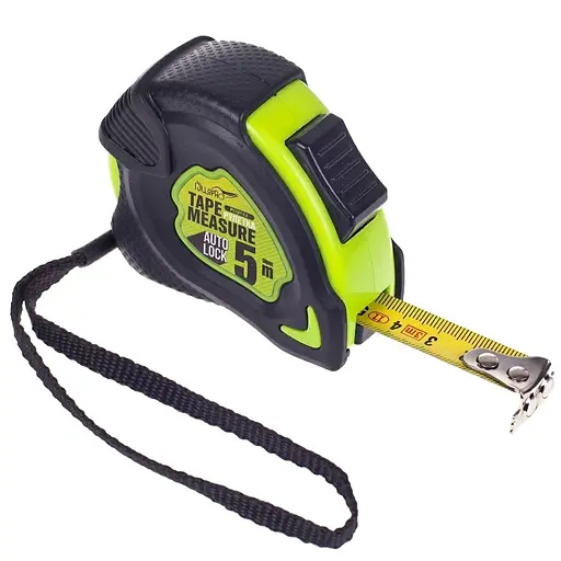 Рулетка з автостопом полотна Alloid 5 м / 19 мм (RG37-519) - фото 1