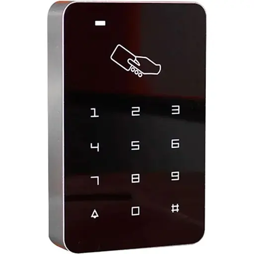 Накладна кодова клавіатура Voltronic внутрішня сенсорна з вбудованим зчитувачем Proximity карт T6-IС (115 х 75 х 20) - фото 1
