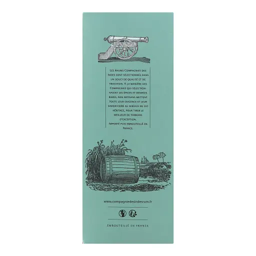 Ром Compagnie des Indes Boulet De Canon №14, 46% 0.7 л в подарунковій упаковці - фото 3